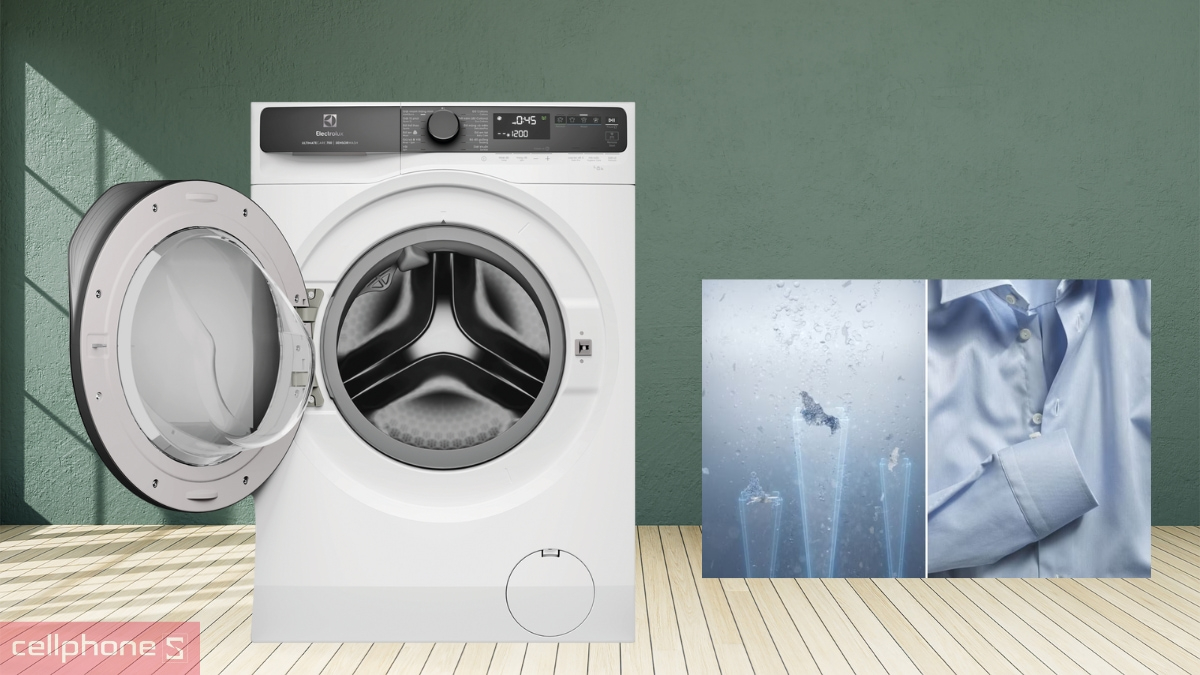 Tính năng AI trên máy giặt Electrolux Inverter 10kg EWF1043R7WC