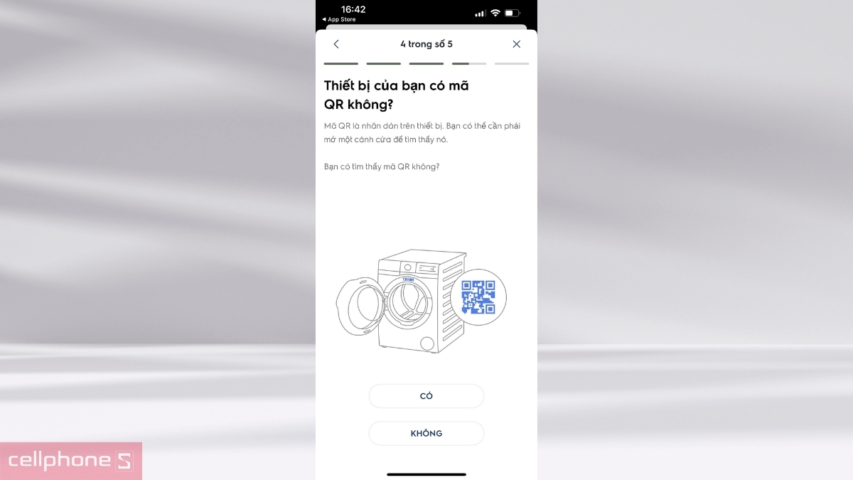 Hướng dẫn kết nối máy giặt Electrolux Inverter 11kg EWF1143R7SC với app