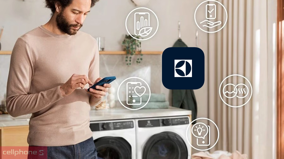 Máy giặt Electrolux Inverter 13kg (EWF1342R9SC) kết nối được với app