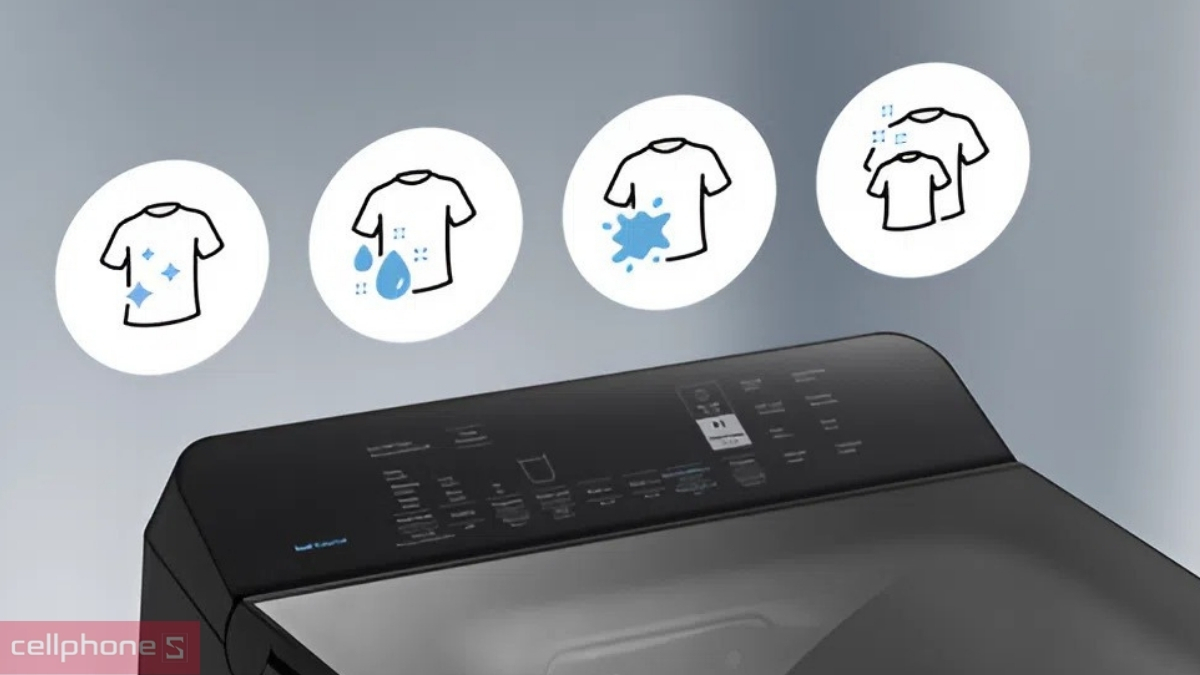 Máy giặt Hitachi Inverter 13.5 kg (H3MVJWT GG) có chương trình giặt đa dạng