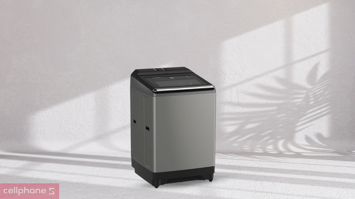 Công nghệ phân bổ nước thông minh trên máy giặt Hitachi Inverter 25kg SF-250ZFVAD SS