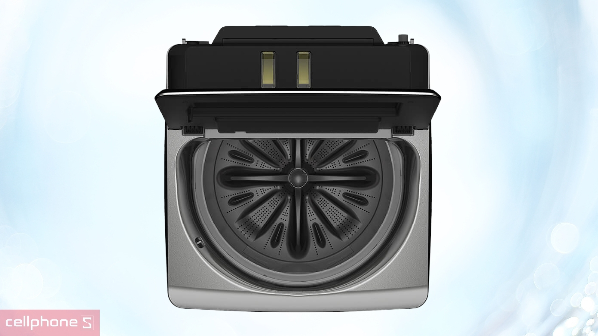 Cơ chế vệ sinh tự động trên máy giặt Hitachi Inverter 25kg SF-250ZFVAD SS