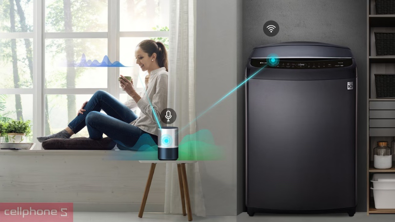 Các tính năng thông minh tích hợp kèm của máy giặt LG AI DD Inverter 19kg TV2519SV7J