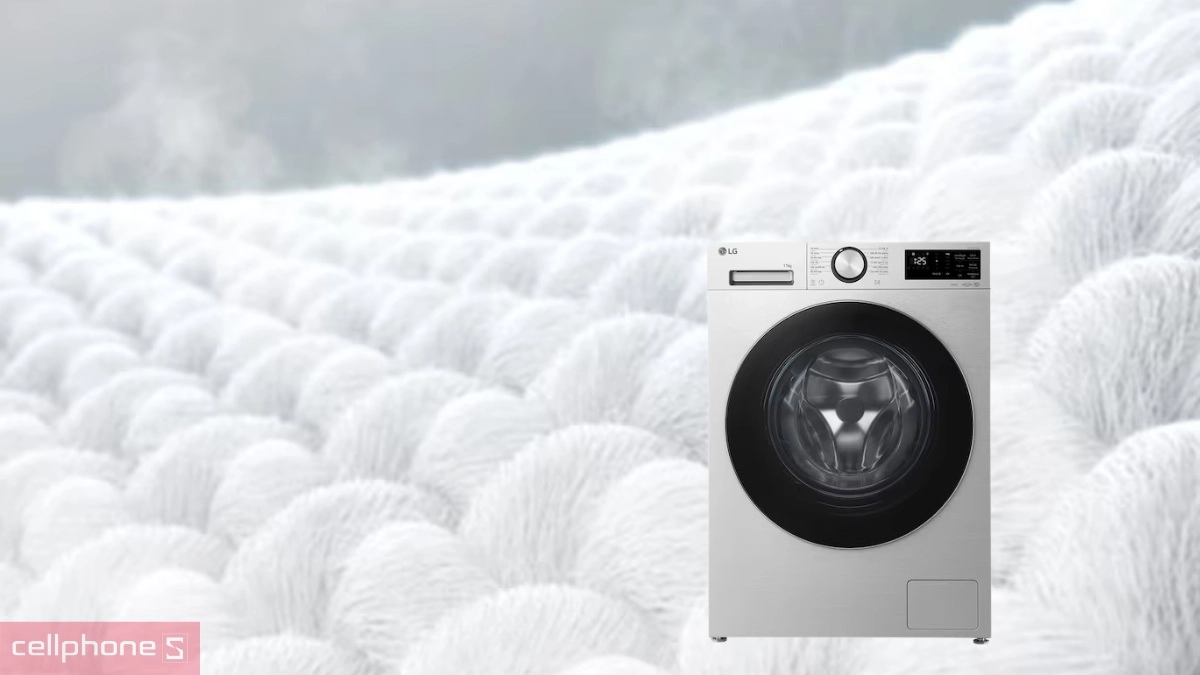 Công nghệ giặt trên máy giặt LG cửa ngang 11kg 2025 (FX1411N5S)