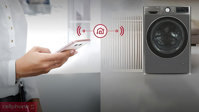 Hướng dẫn kết nối máy giặt LG AI Inverter cửa ngang 10kg (FV1410S4B) với app ThinQ