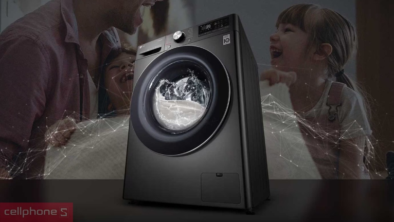 Lý do nên mua máy giặt LG AI Inverter cửa ngang 10kg FV1410S4M1