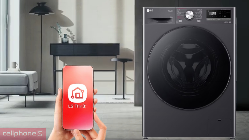 Hướng dẫn kết nối ứng dụng với Công nghệ làm sạch trên máy giặt LG AI Inverter cửa ngang 10kg FV1410S4M1