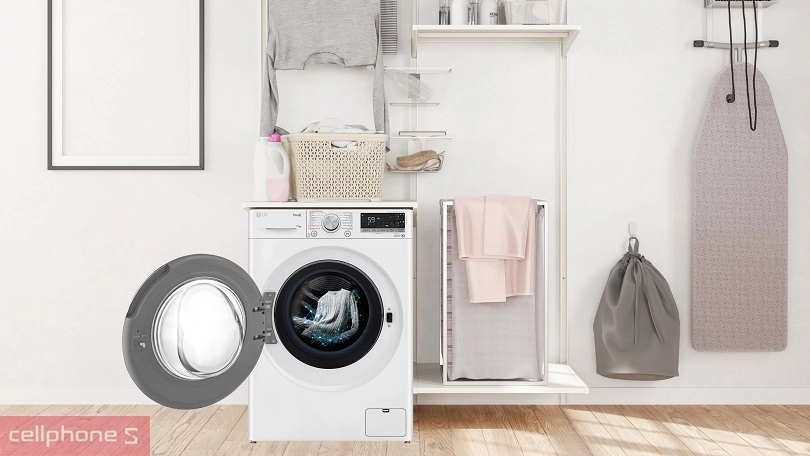 Khối lượng giặt, công nghệ giặt của máy giặt LG AI Inverter cửa ngang 11kg FV1411S4WA