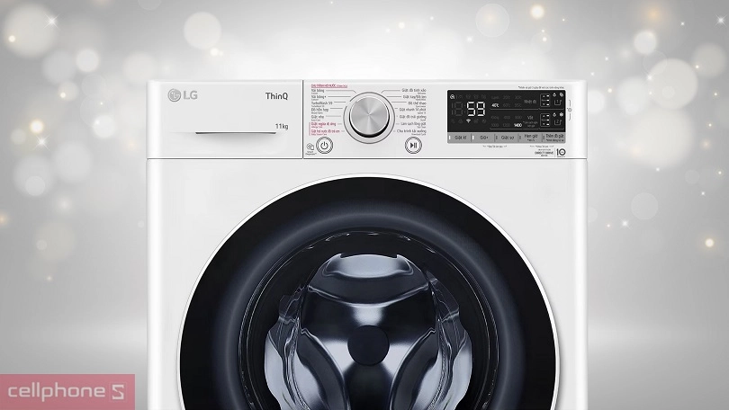 Thiết kế máy giặt LG AI Inverter cửa ngang 11kg FV1411S4WA