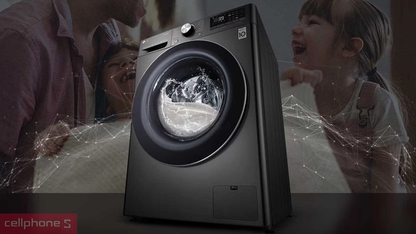 Vì sao nên mua máy giặt LG AI Inverter cửa ngang 12kg FV1412S3B