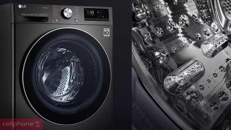 Chương trình giặt của máy giặt LG AI Inverter cửa ngang 12kg FV1412S3B