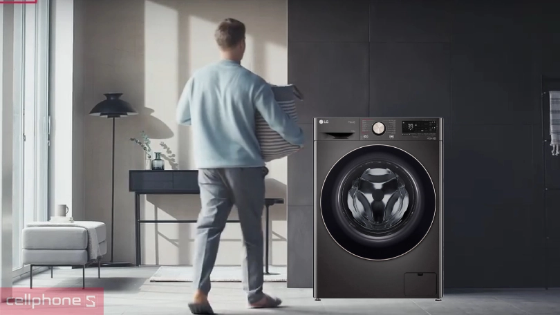 Khối lượng giặt của máy giặt LG AI Inverter cửa ngang 12kg FV1412S3BA