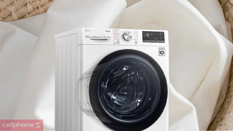 Thiết kế Vì sao nên mua máy giặt LG AI Inverter cửa ngang 12kg FV1412S3PA