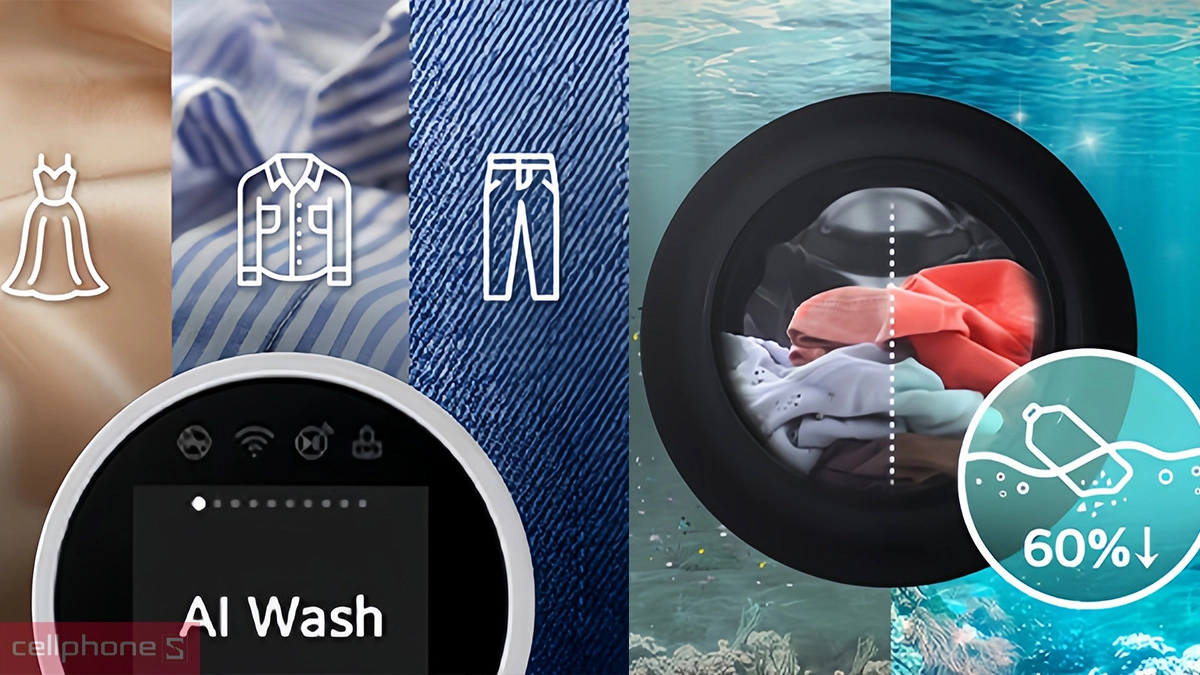 Công nghệ máy giặt LG Inverter 12kg (FX1412S3K)