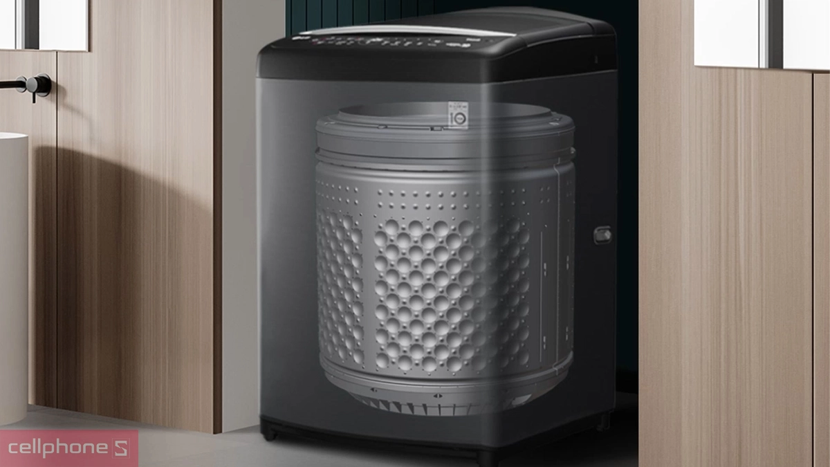 Thiết kế máy giặt LG Inverter 14kg (TV2514DV3B)