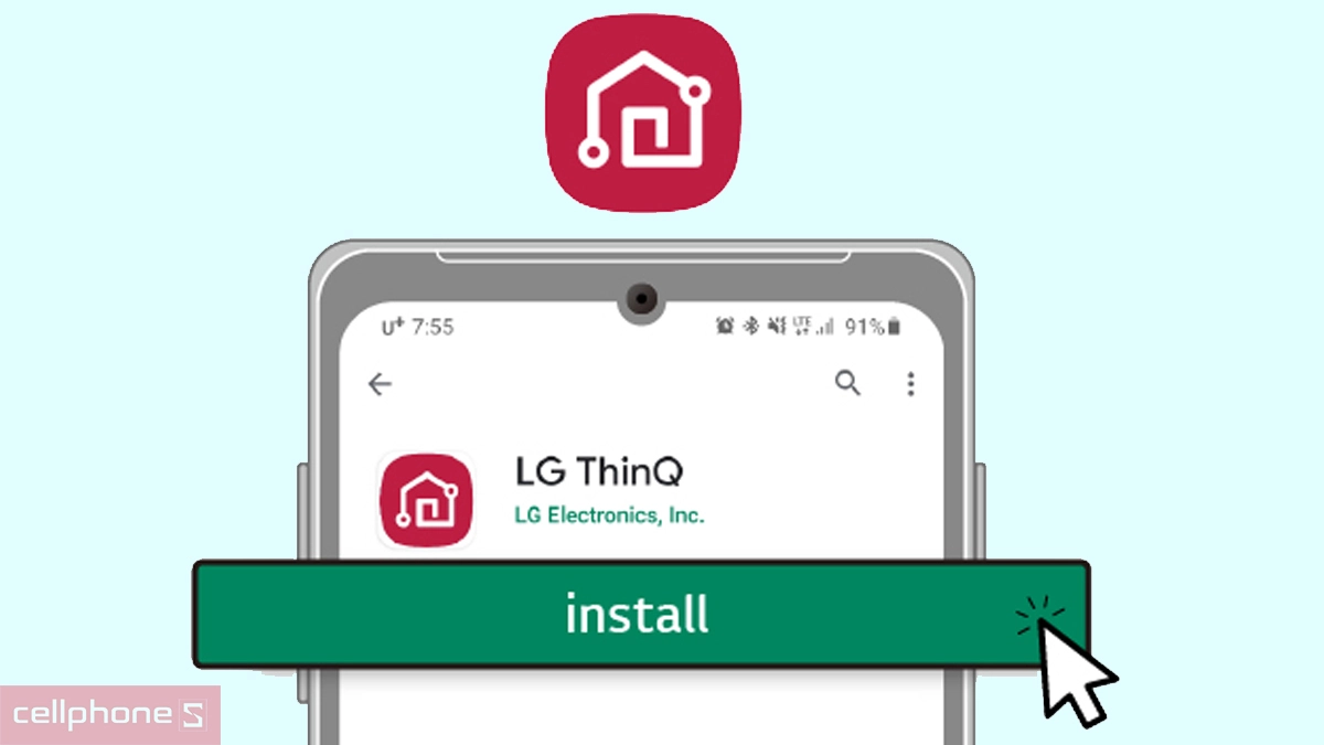 Tải app LG ThinQ máy giặt LG Inverter 16kg (T2516DX5G)