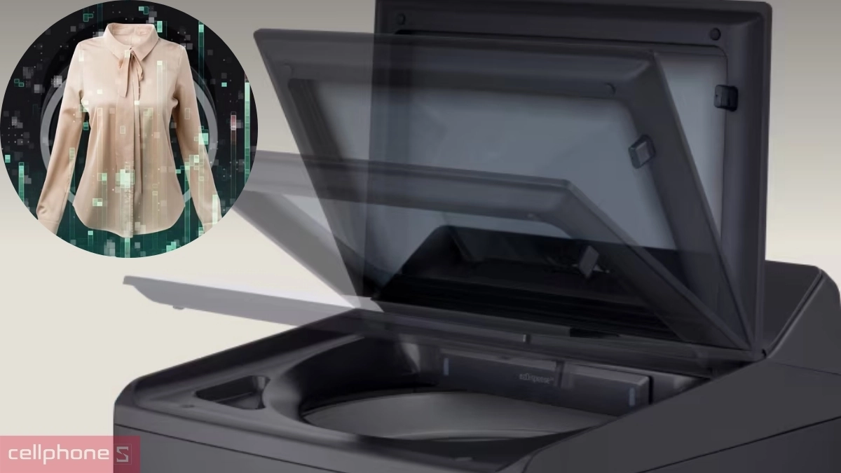 Đa dạng chế độ vận hành và khả năng hỗ trợ kết nối, điều khiển qua app của máy giặt LG Inverter 25kg T2725SX5G