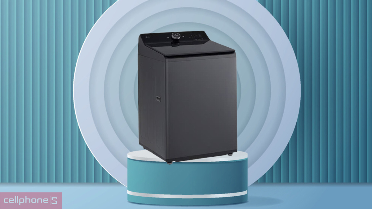 Tốc độ quay ấn tượng của máy giặt LG Inverter 25kg TX2725AT9G