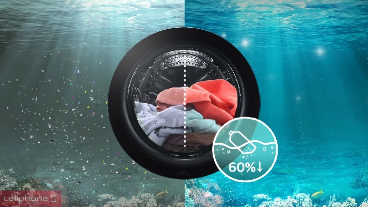 Hiệu suất máy giặt sấy LG Inverter giặt 15kg sấy 8kg F2515RNTG