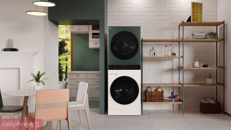 Đa dạng chế độ giặt sấy của tháp giặt sấy LG bơm nhiệt giặt 25kg - Sấy 17kg WT2517NHEG