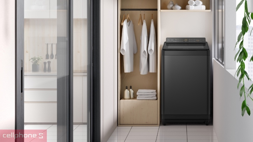 Thiết kế máy giặt Panasonic Inverter 11.5kg NA-FD115W3BV