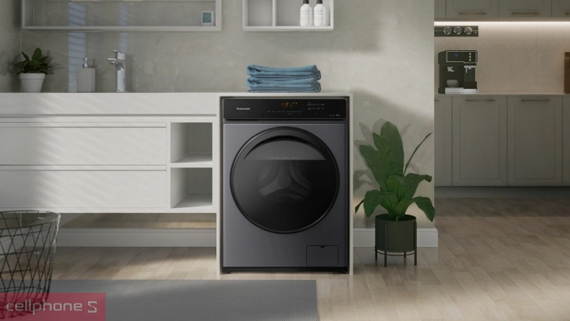 Thiết kế của máy giặt Panasonic Inverter 10kg NA-V10FA1LVT
