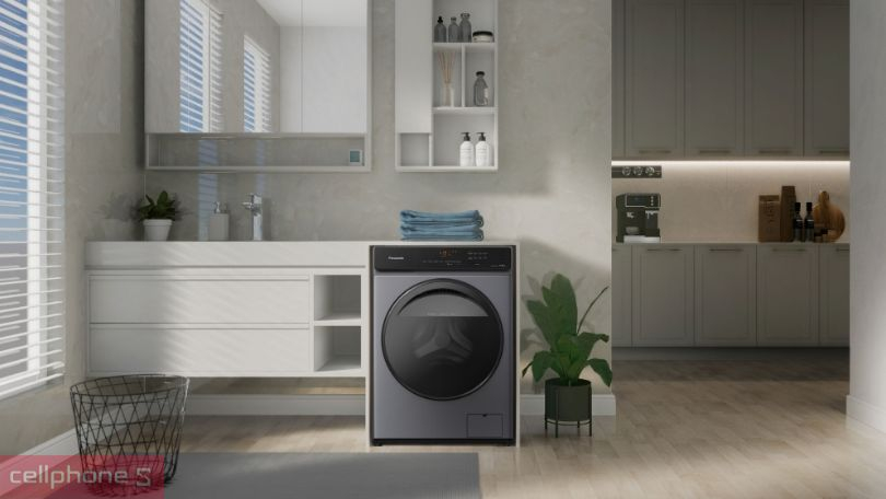 Thiết kế máy giặt Panasonic Inverter 11.5kg NA-V115FA1LV