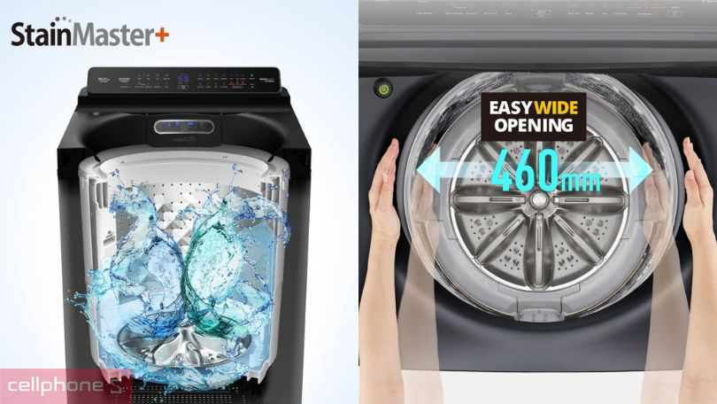 Thiết kế máy giặt Panasonic Inverter 12.5KG NA-FD125V1BV