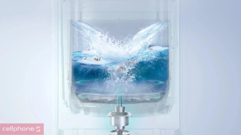 Xoáy nước Water Bazooka trên máy giặt Panasonic Inverter 12.5kg NA-FD125V4BV