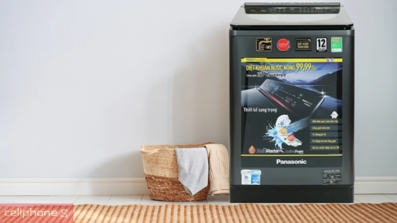 Máy giặt Panasonic Inverter 14kg NA-FD14V1BRV - Giặt nhanh, sạch khuẩn, tiết kiệm thời gian
