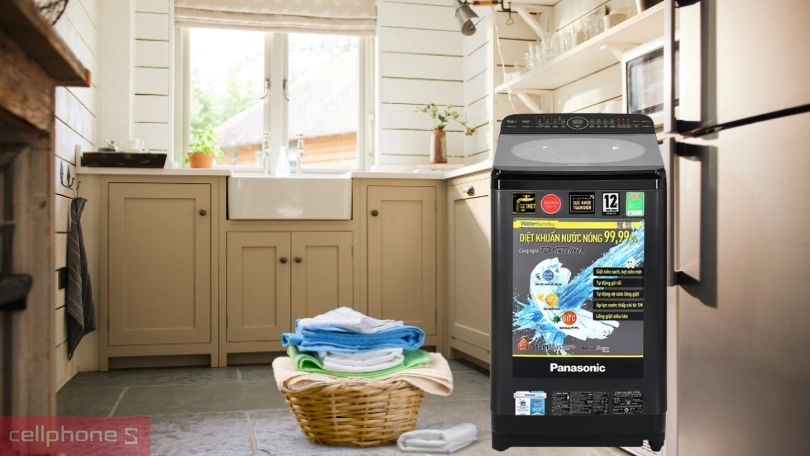 Máy giặt Panasonic Inverter 9.5kg NA-FD95V1BRV - Công nghệ làm sạch nhanh chóng