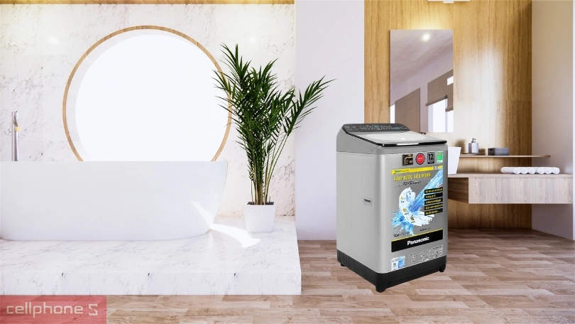 Máy giặt Panasonic Inverter 9.5kg NA-FD95X1LRV lồng đứng tiện lợi, giặt sạch ưu việt