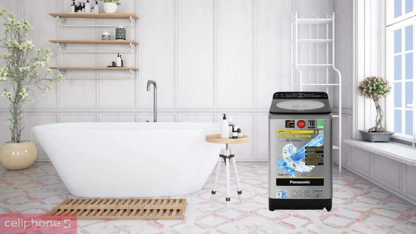 Máy giặt Panasonic Inverter 9.5kg NA-FD95X1LRV lồng đứng tiện lợi, giặt sạch ưu việt