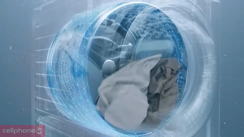 Lồng giặt ngang trên máy giặt sấy Panasonic Inverter 9.5kg NA-V95FR1BVT