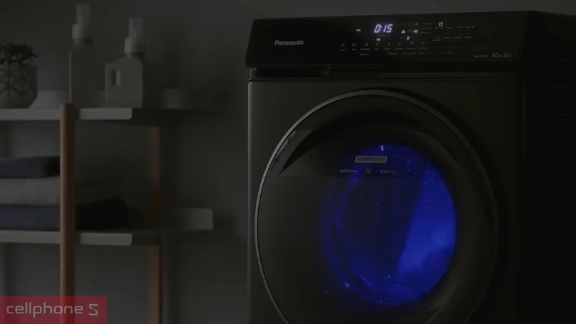 Các chế độ giặt trên máy giặt sấy Panasonic Inverter 9.5kg NA-V95FR1BVT