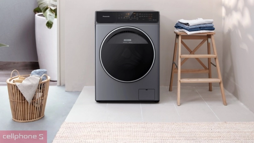 Thiết kế máy giặt sấy Panasonic Inverter 9kg NA-S106FC1LV