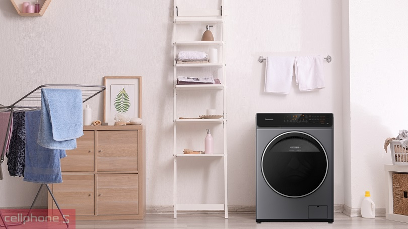 Tính năng AI Smart Wash trên máy giặt sấy Panasonic Inverter 9kg NA-V90FC1LVT