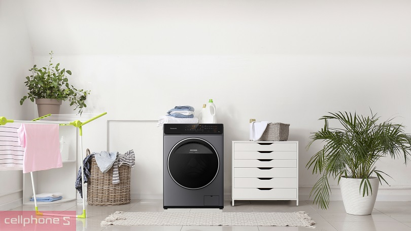 Tính năng sấy Hybrid Dry Lite trên máy giặt sấy Panasonic Inverter 9kg NA-V90FC1LVT