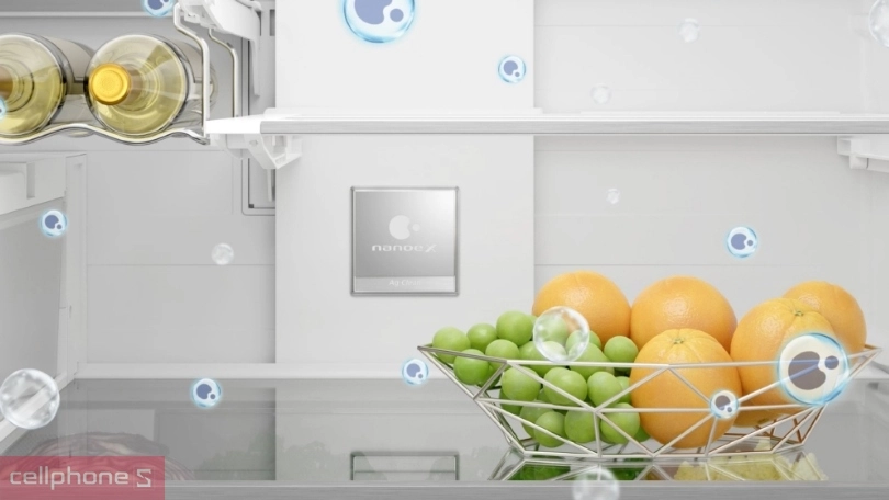 Vô hiệu vi khuẩn đến 99.99%, khử mùi cho không gian tủ thơm mát