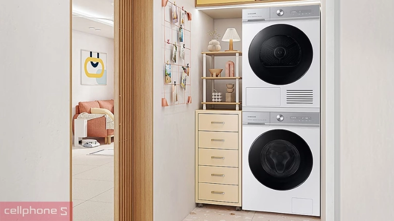 Máy giặt Samsung tích hợp tính năng sấy