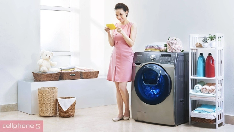 Công nghệ AI Wash - Tự động phân tích độ bẩn và chất liệu sợi vải