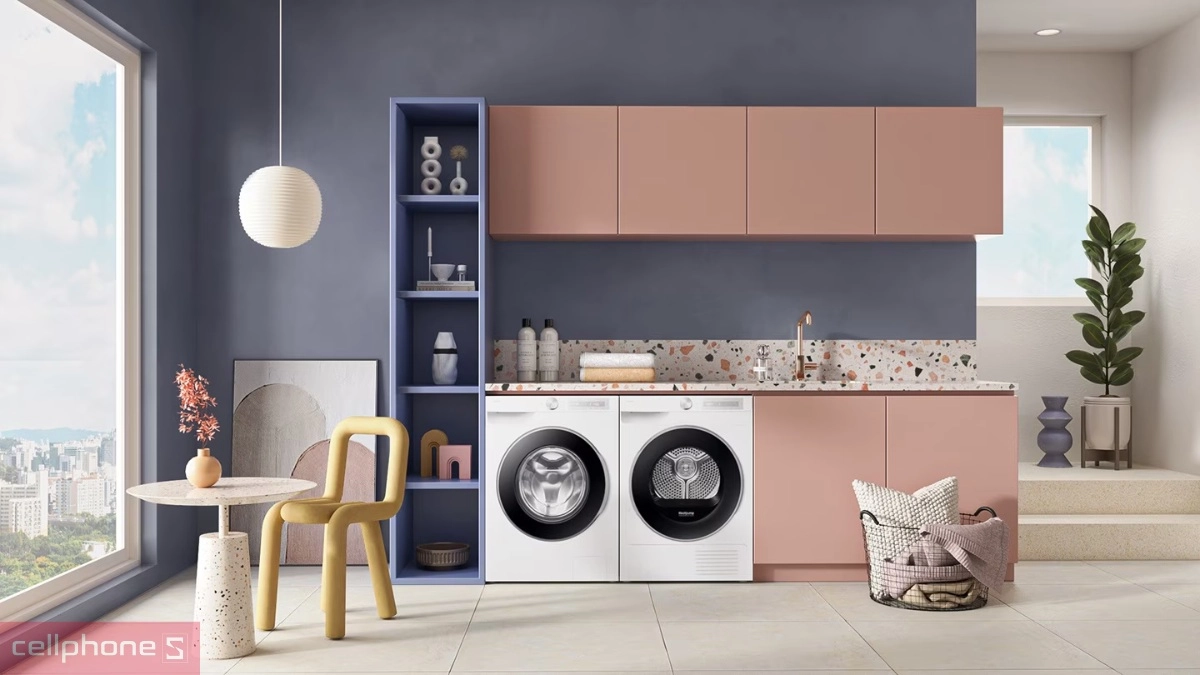 Công nghệ giặt máy giặt Samsung AI Ecobubble Inverter 10kg WW10DG6U34LBSV