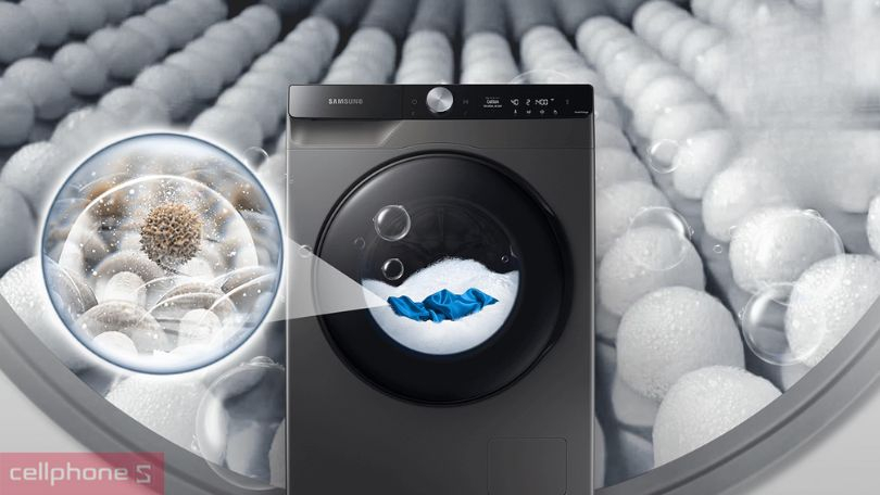 Công nghệ máy giặt Samsung EcoBubble Inverter 12 kg WW12CG604DLBSV
