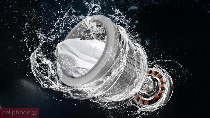 Khả năng tiết kiệm nước, vận hành bền bỉ của máy giặt Samsung Ecobubble Inverter 17kg WA17CG6442BDSV