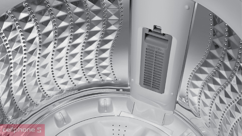 Động cơ, bộ lọc của máy giặt Samsung Inverter 14kg WA14CG5745BVSV