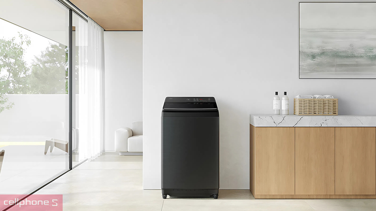 Thiết kế, kích thước máy giặt Samsung Inverter 15KG (WA80F15S5CSV)