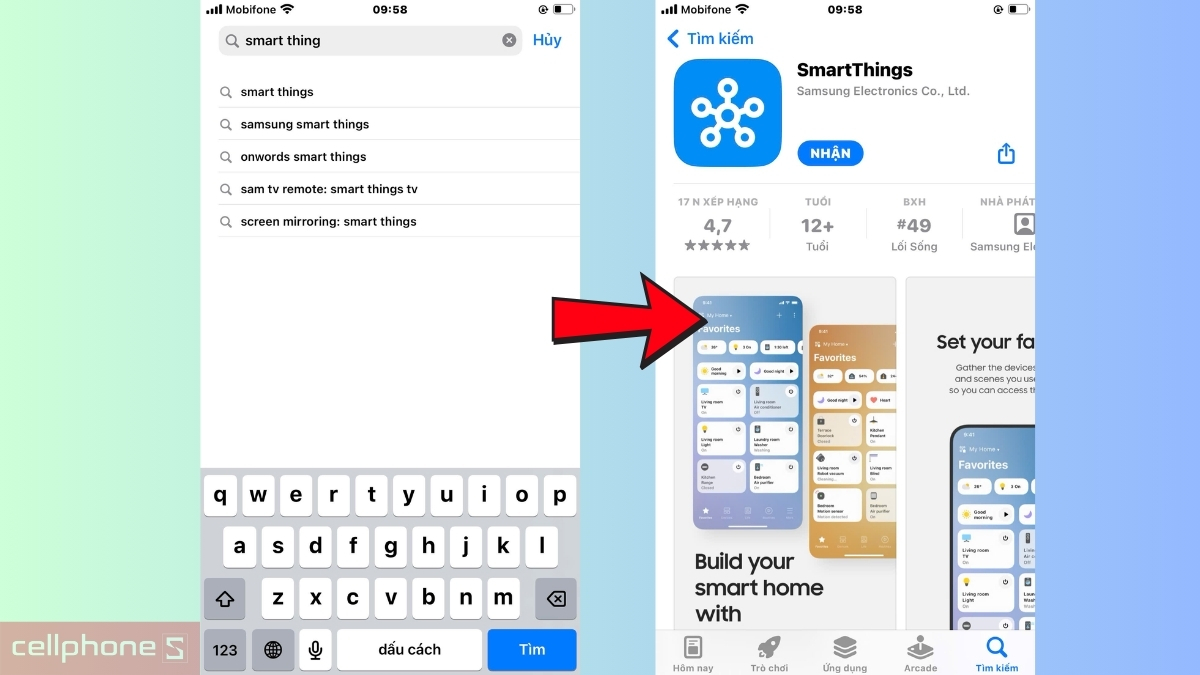 Hướng dẫn kết nối app với máy giặt Samsung Inverter 19kg WA80F19B9BSV
