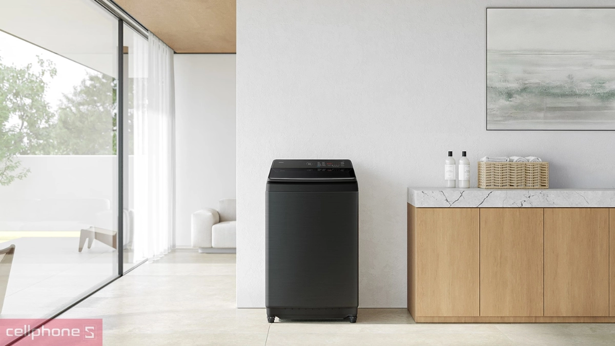 Thiết kế, khối lượng giặt của máy giặt Samsung Inverter 21kg (WA80F21B9BSV)