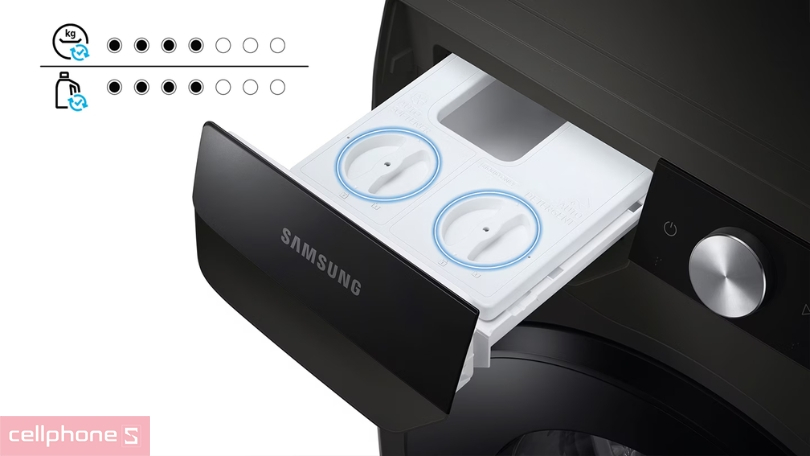 Khả năng làm sạch của máy giặt sấy Samsung Inverter 11kg WD11T734DBX/SV