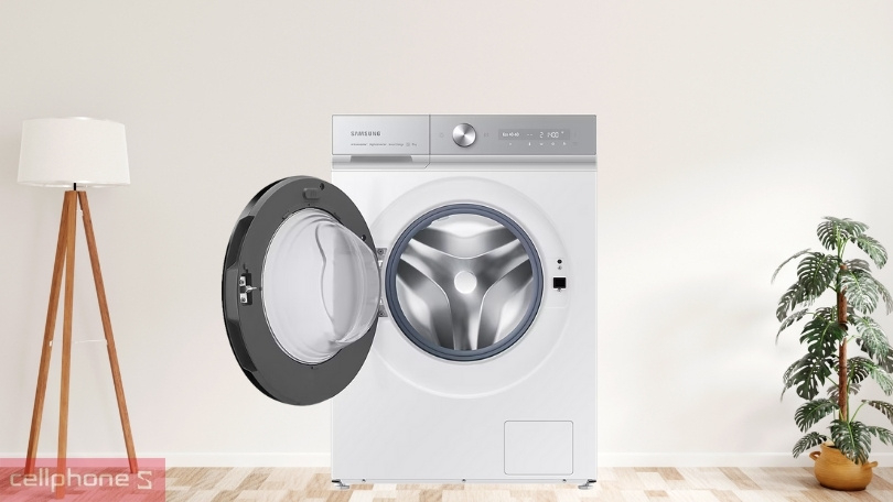 Công nghệ giặ AI EcoBubble và Hygiene Steam cao cấp của máy giặt sấy Samsung Inverter 12kg WD12BB944DGHSV
